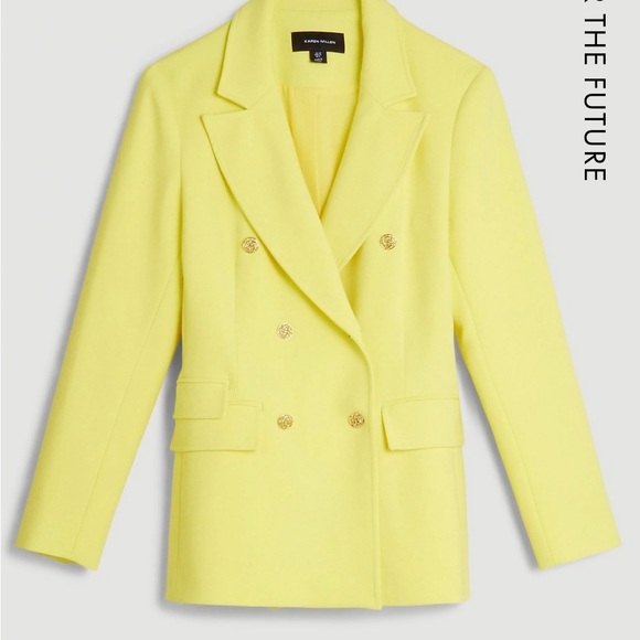 Karen Millen Jackets & Blazers - Karen Millen Compact Stretch Double Pocket Tailored Double Jacket